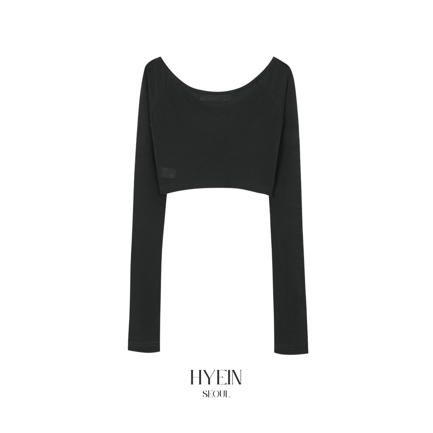 Printed long sleeve / charcoal
