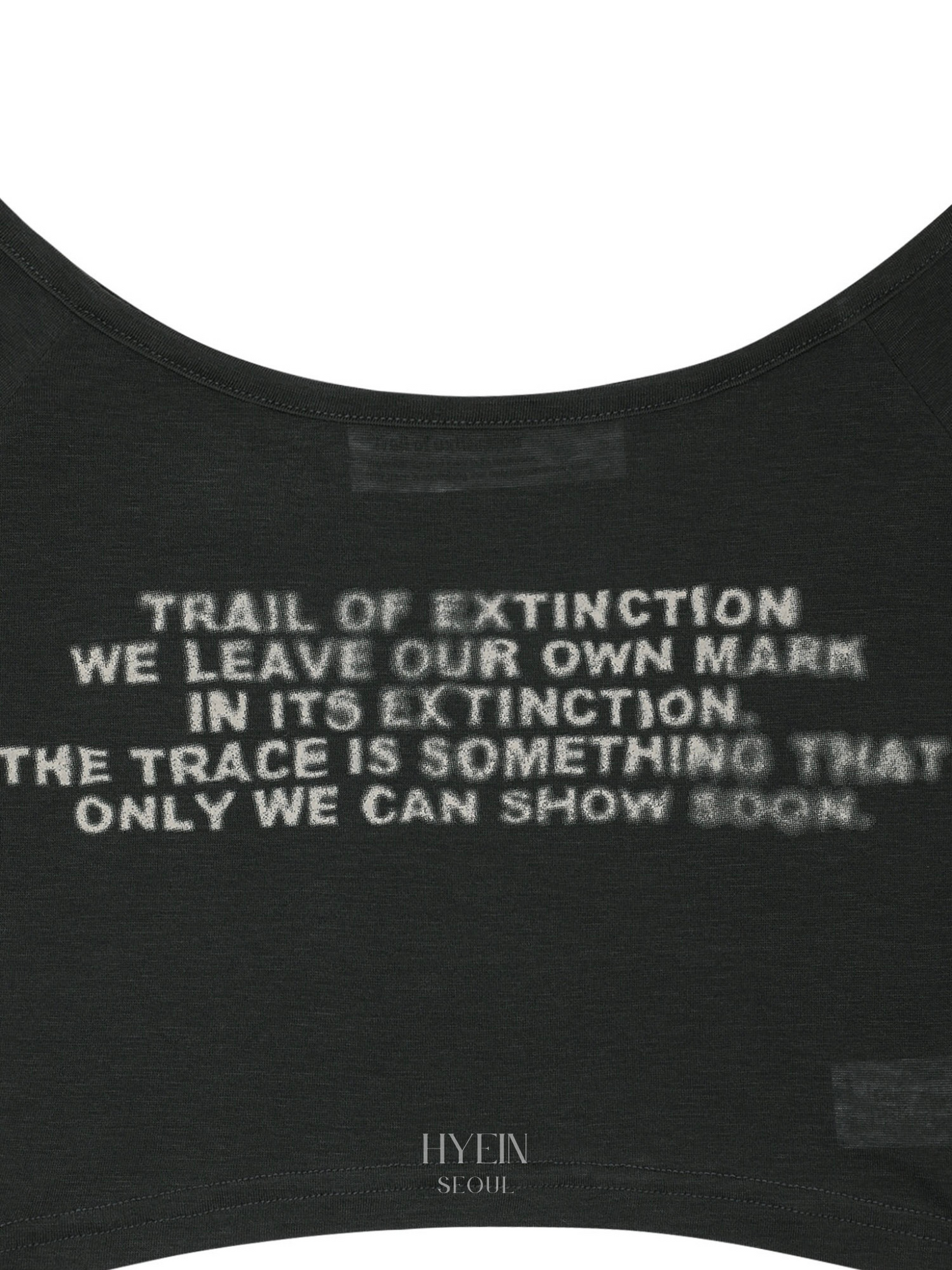 Printed long sleeve / charcoal