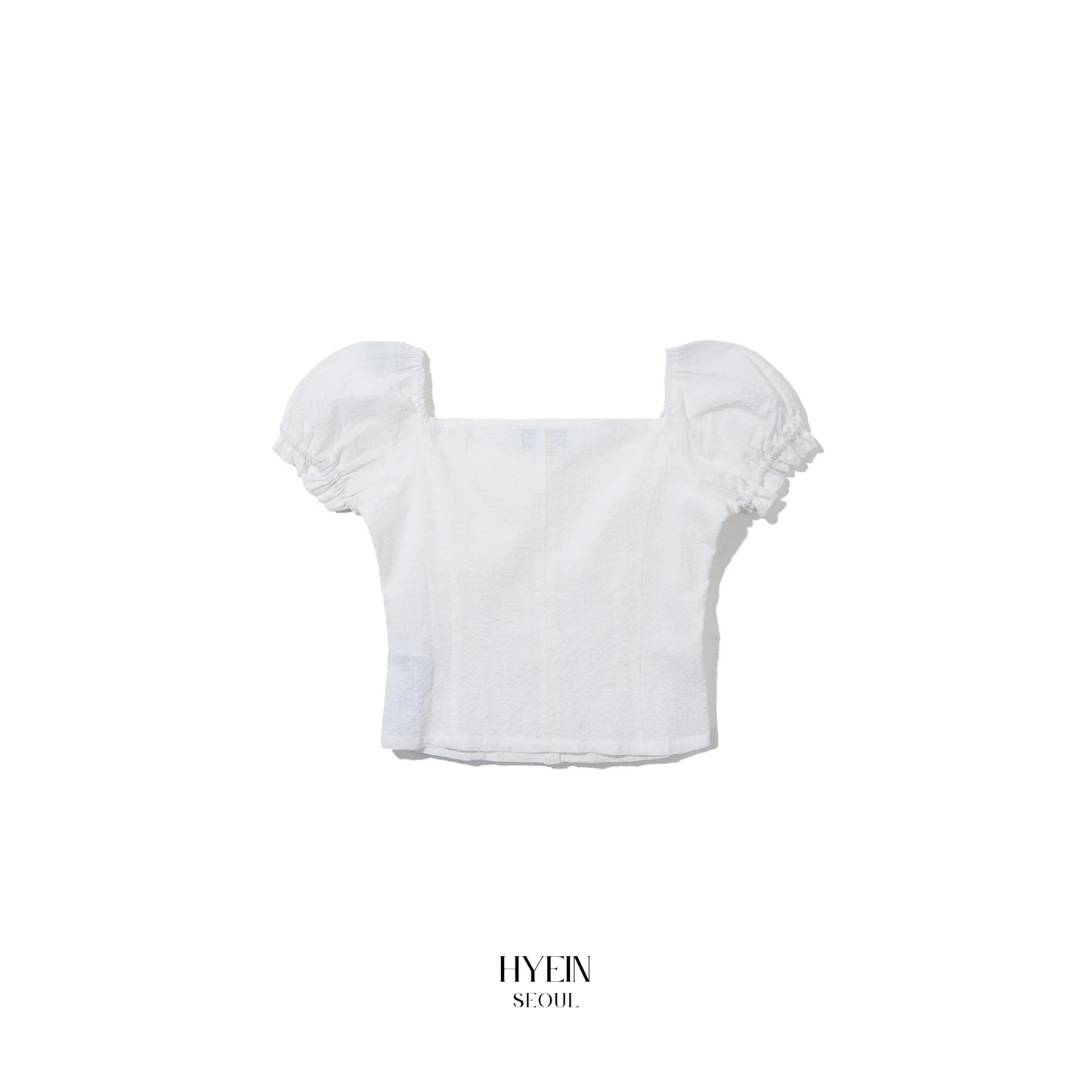 Puff sleeve blouse / white【Hearts2Hearts(H2H) イアン着用】