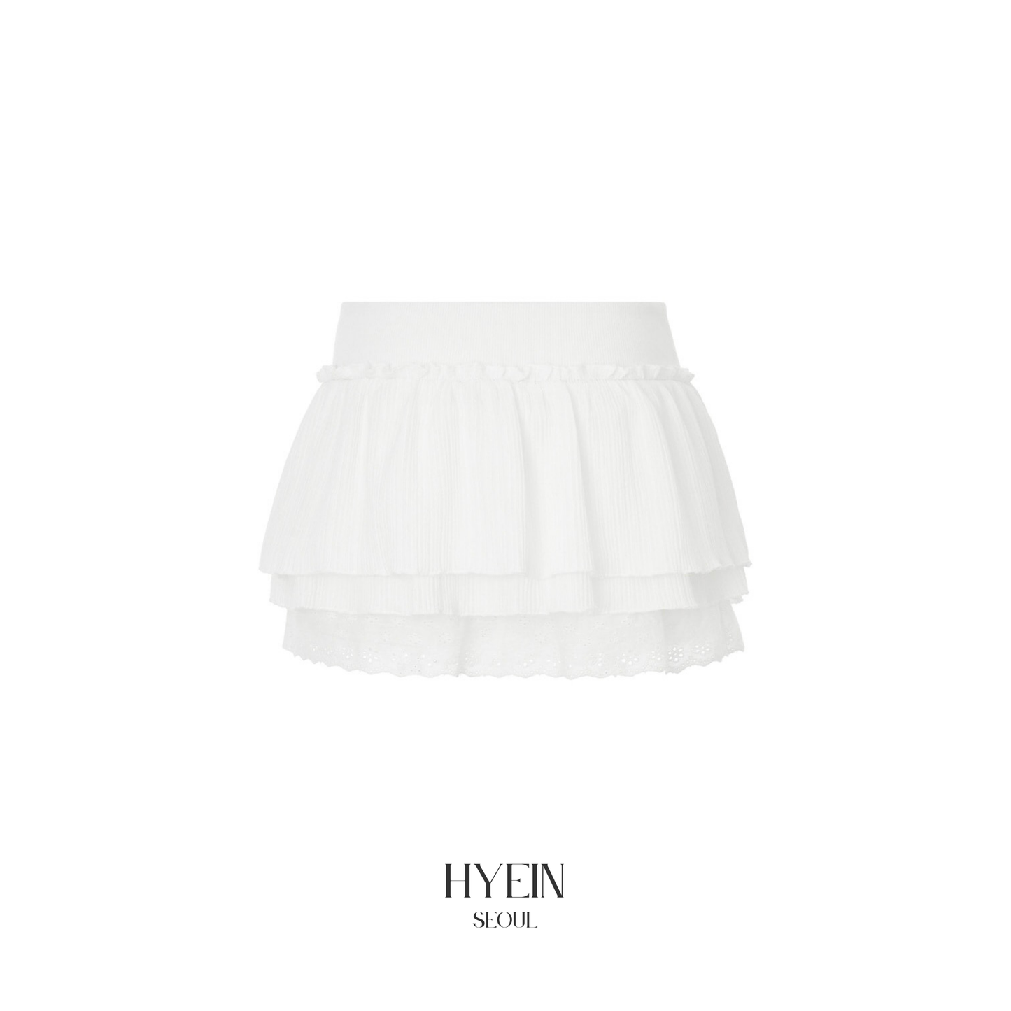 Ray tutu skirt pants / white【Hearts2Hearts(H2H) ian】