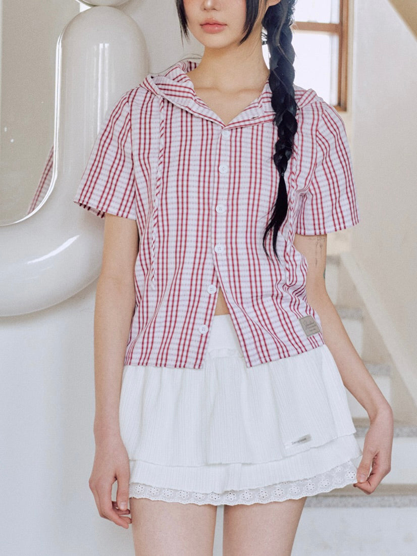 Ray tutu skirt pants / white【Hearts2Hearts(H2H) ian】