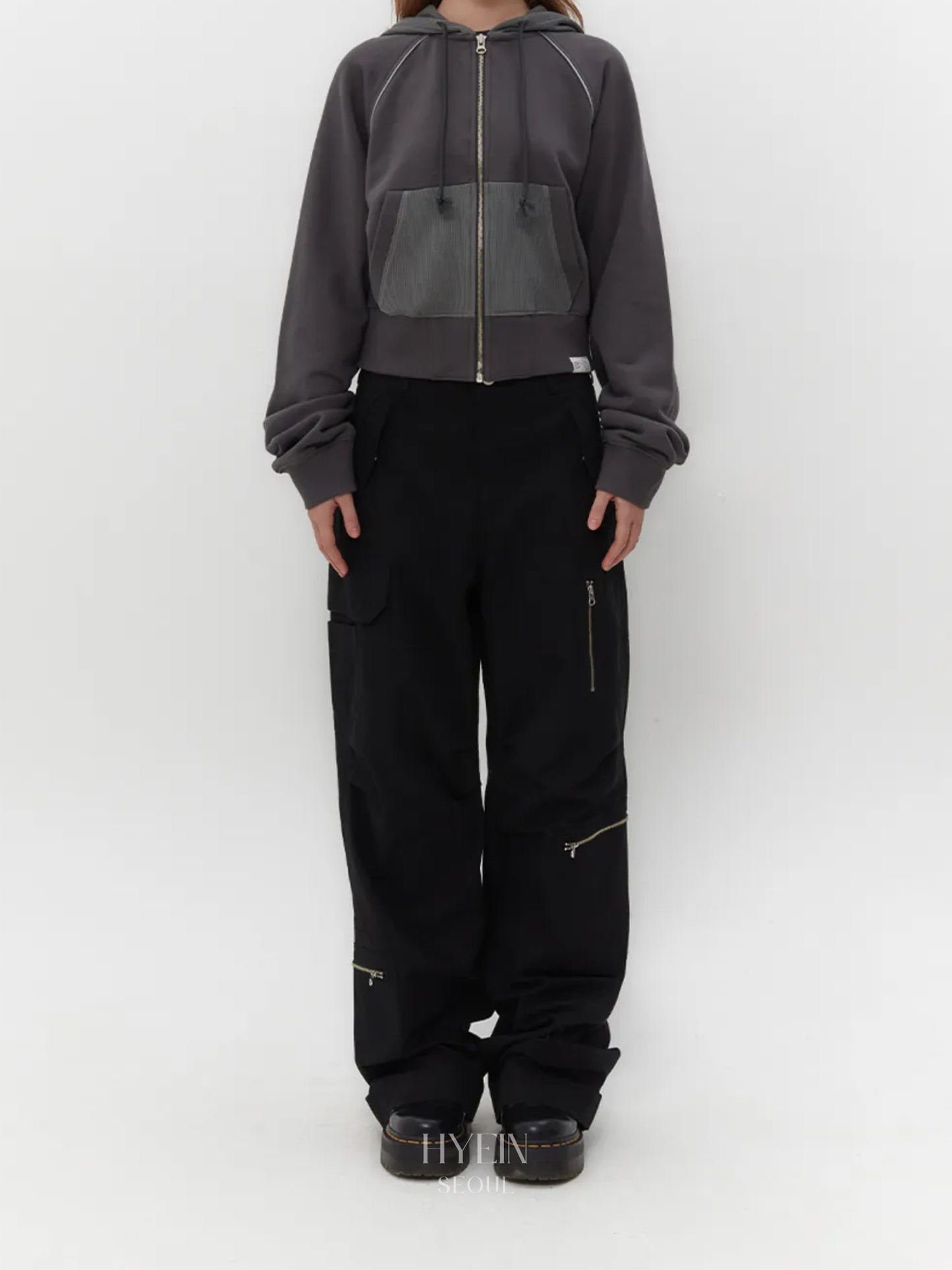 Ripstop cargo pants / black【aespa カリナ着用】