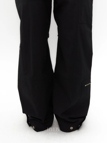 Ripstop cargo pants / black【aespa カリナ着用】