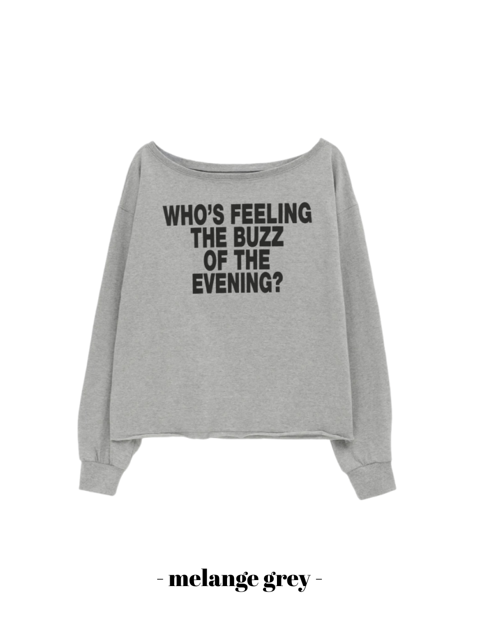 [Worn by Ian from Hearts2Hearts] Ritz boat neck printed long sleeve tee