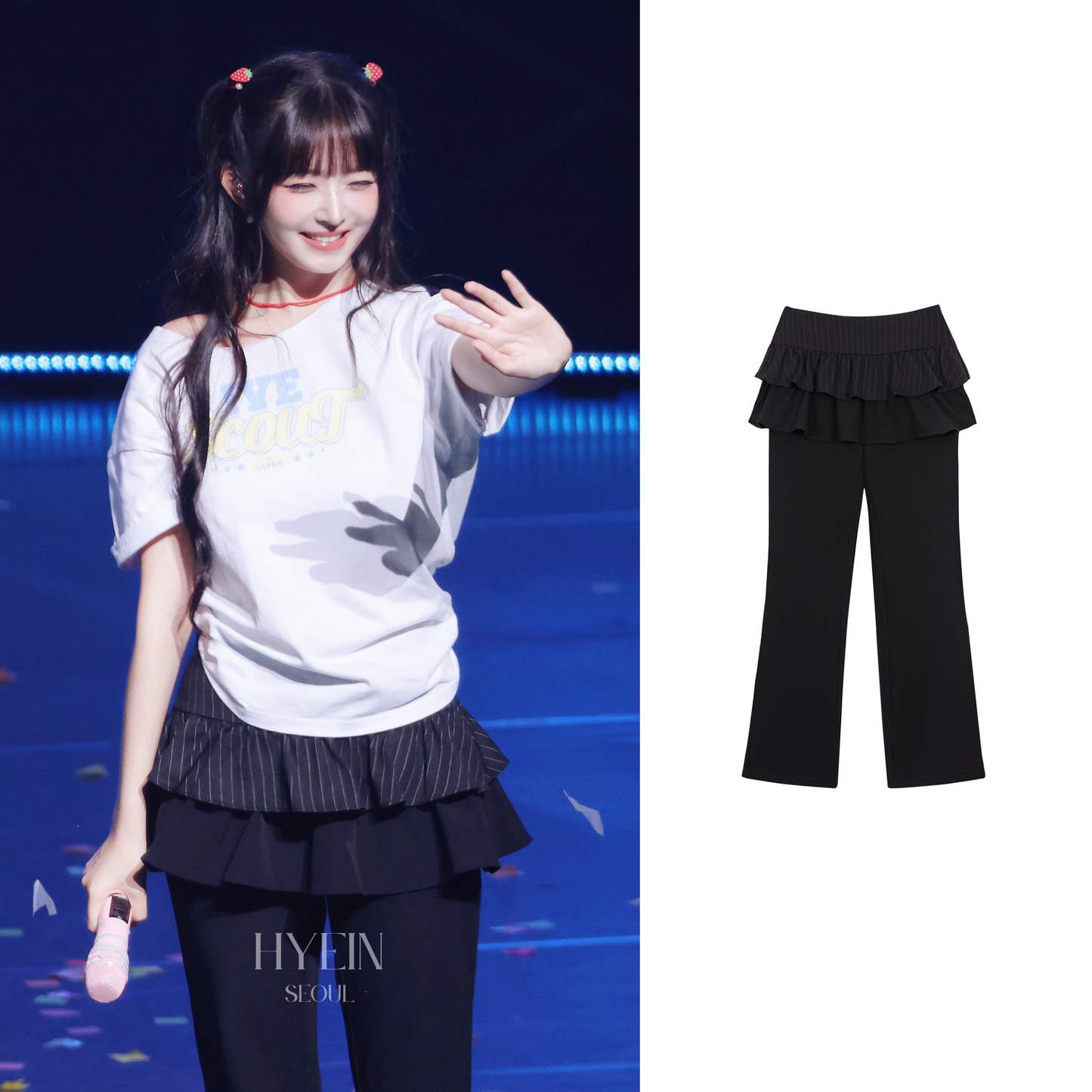 【予約配送】Ruffle color skirt pants