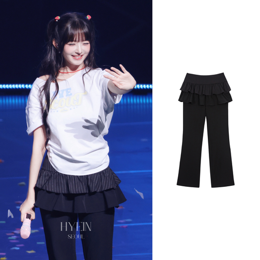 【予約配送】Ruffle color skirt pants