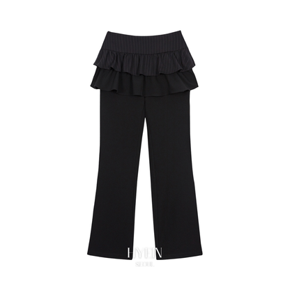 【予約配送】Ruffle color skirt pants