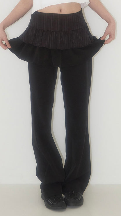 【予約配送】Ruffle color skirt pants