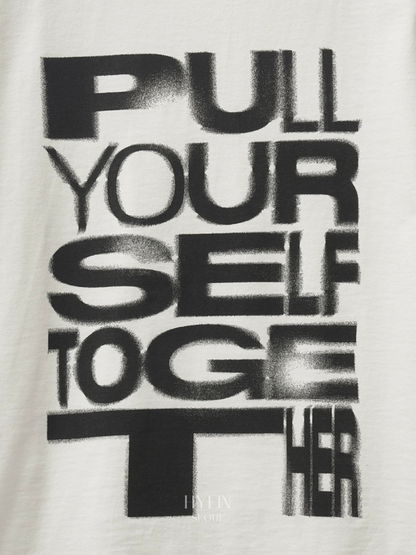 Self together artwork half sleeve / white