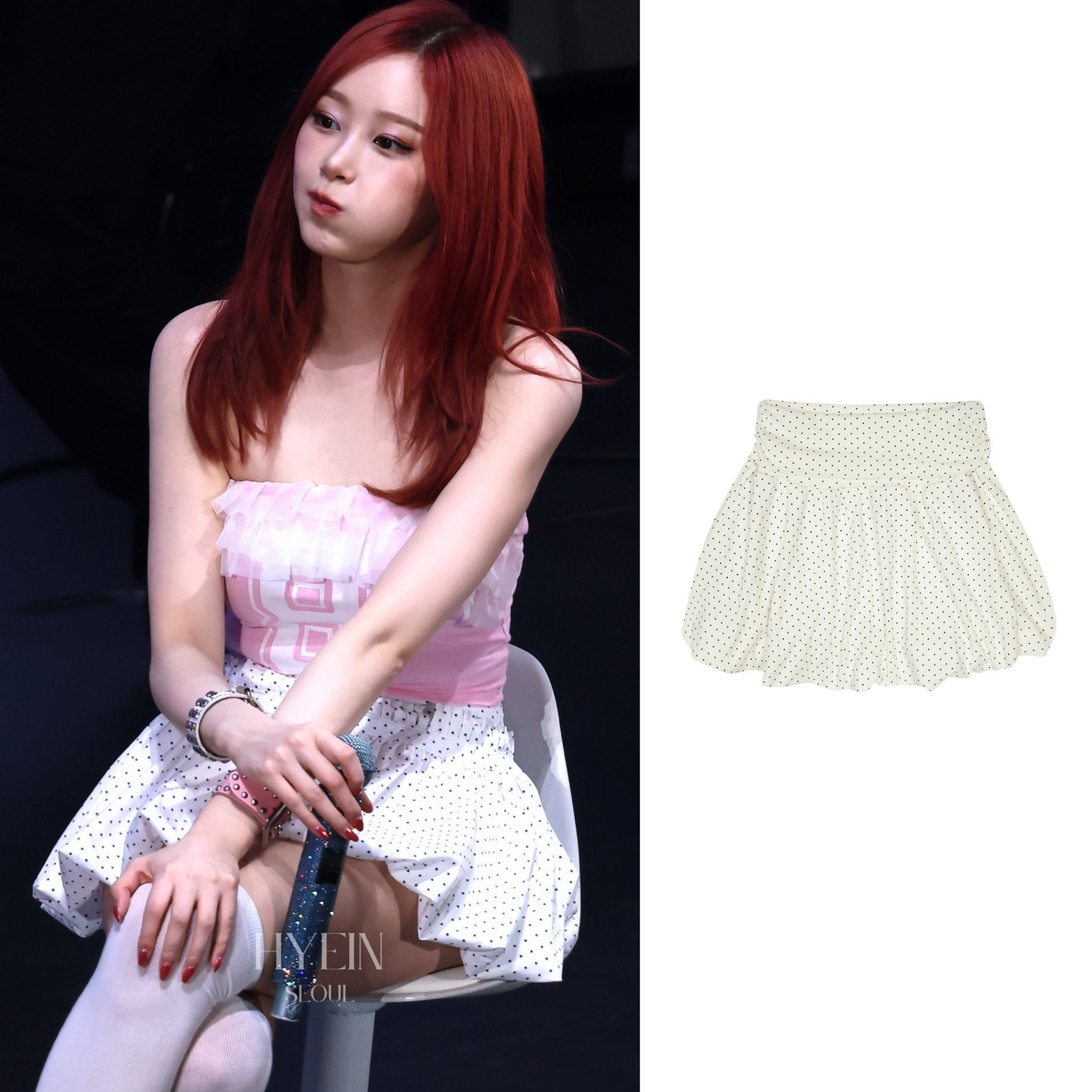 Sm balloon skirt / white