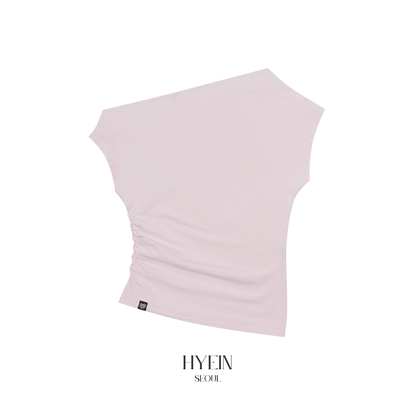 【ITZY ユナ着用】Sm glitter offshoulder tee / pink
