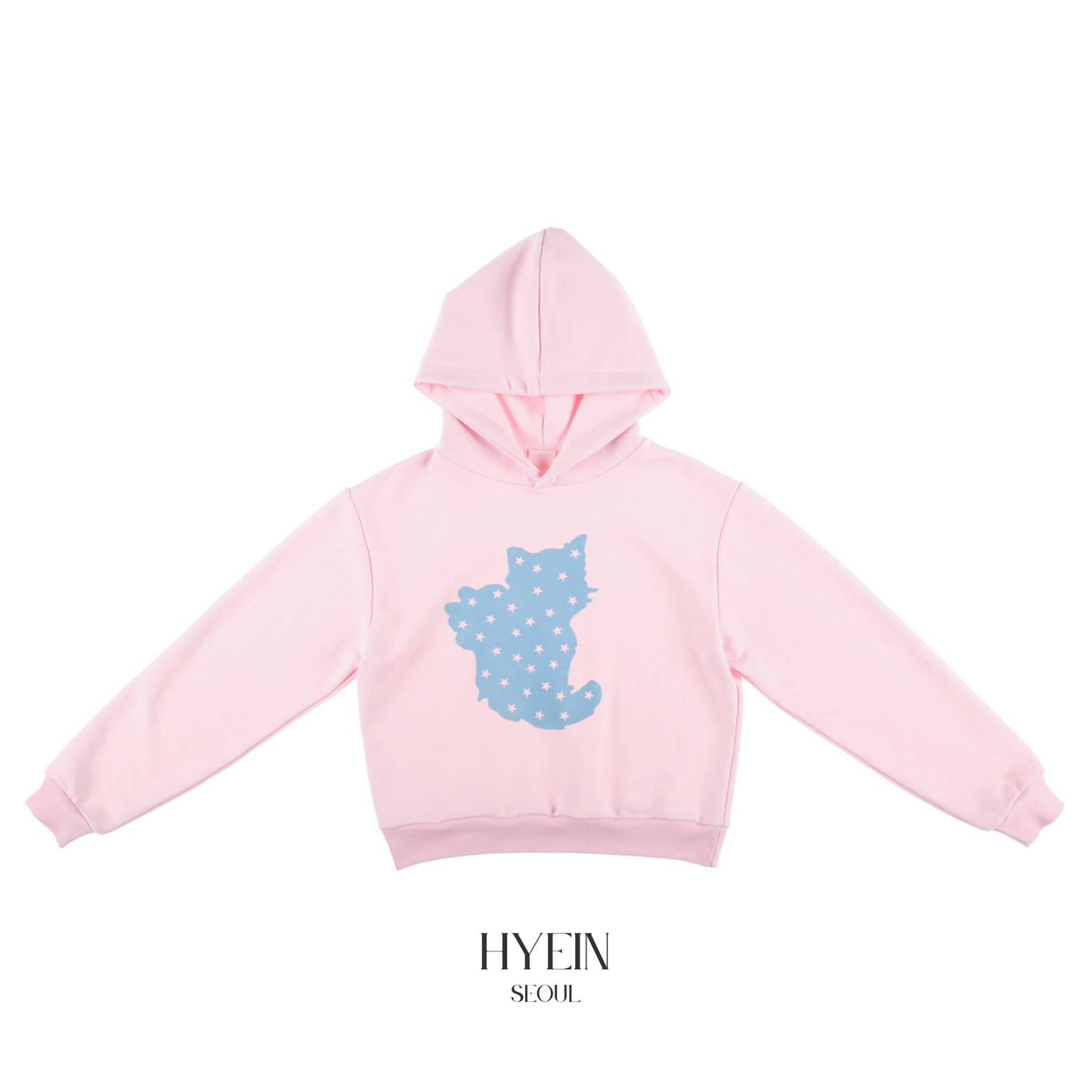 Starlight kiri cropped hoodie / pink【ILLIT minju】