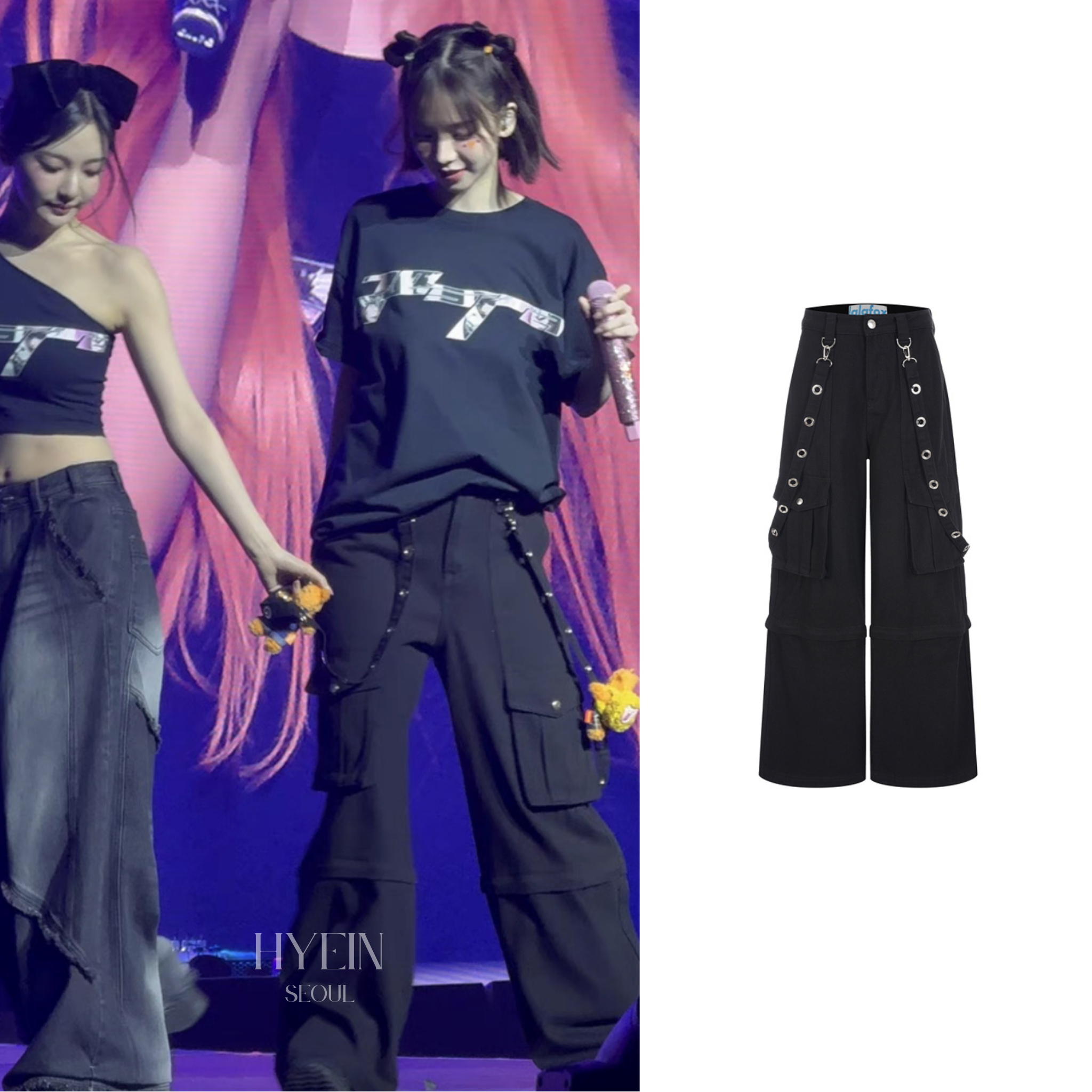 ★AESPA KARINA着用★ LUVISTRUE FS BOOTSCUT POCKET CARGO PANT DokkiDokki | [PRE ORDER] AESPA KARINA PARACHUTE CARGO PANTS