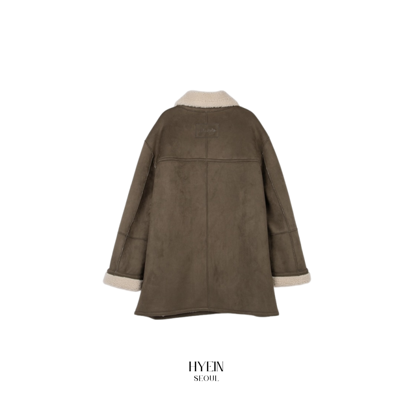Suede sheering jacket khaki【IVE ウォニョン着用】