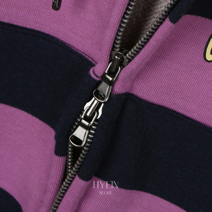 Time table hooded zip up / purple【ILLIT モカ着用】
