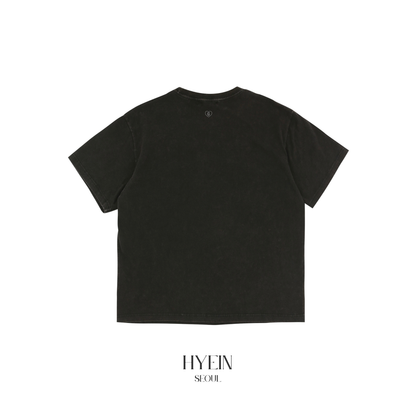 Vision washed t-shirts / washed black