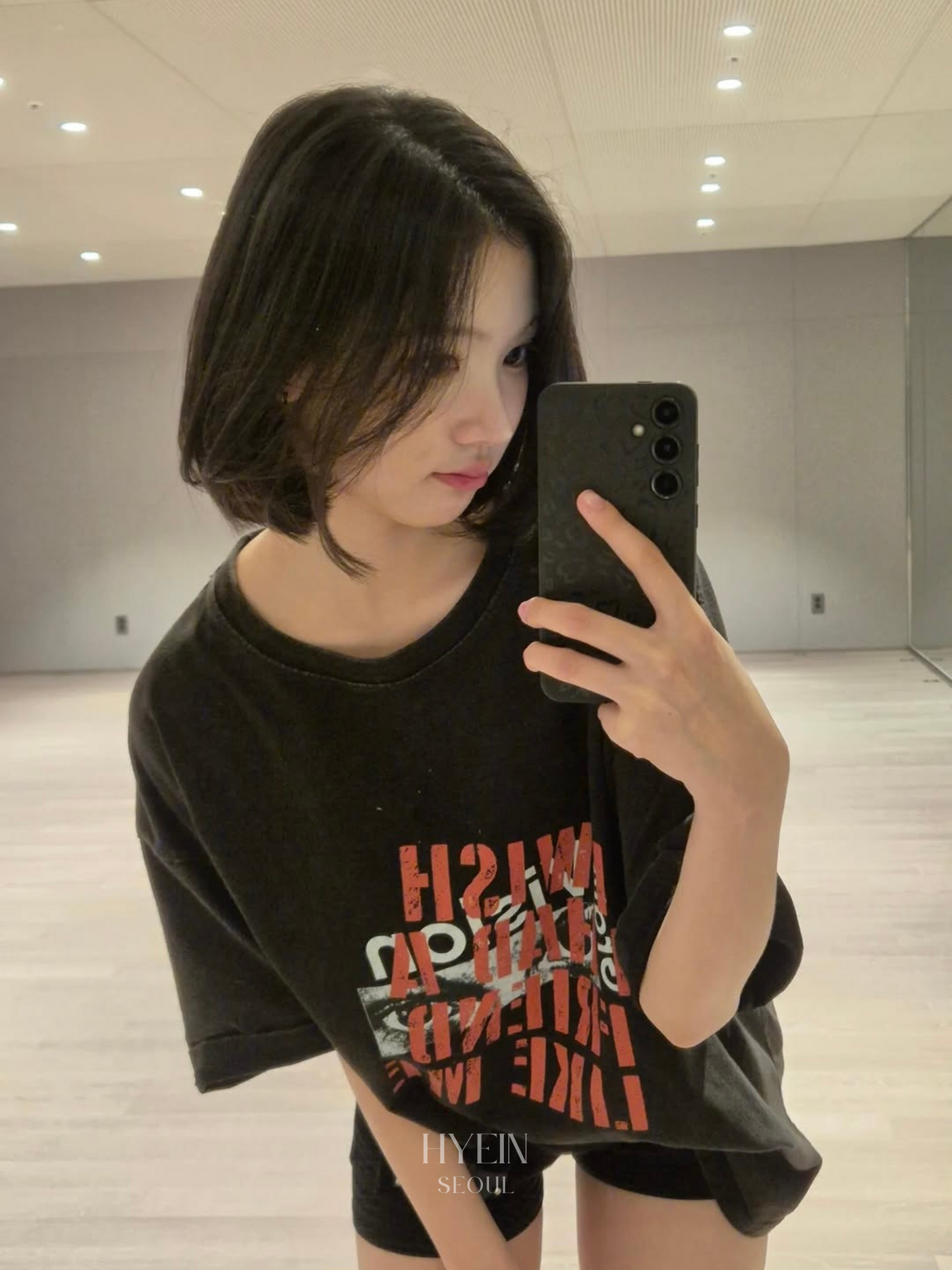 Vision washed t-shirts / washed black