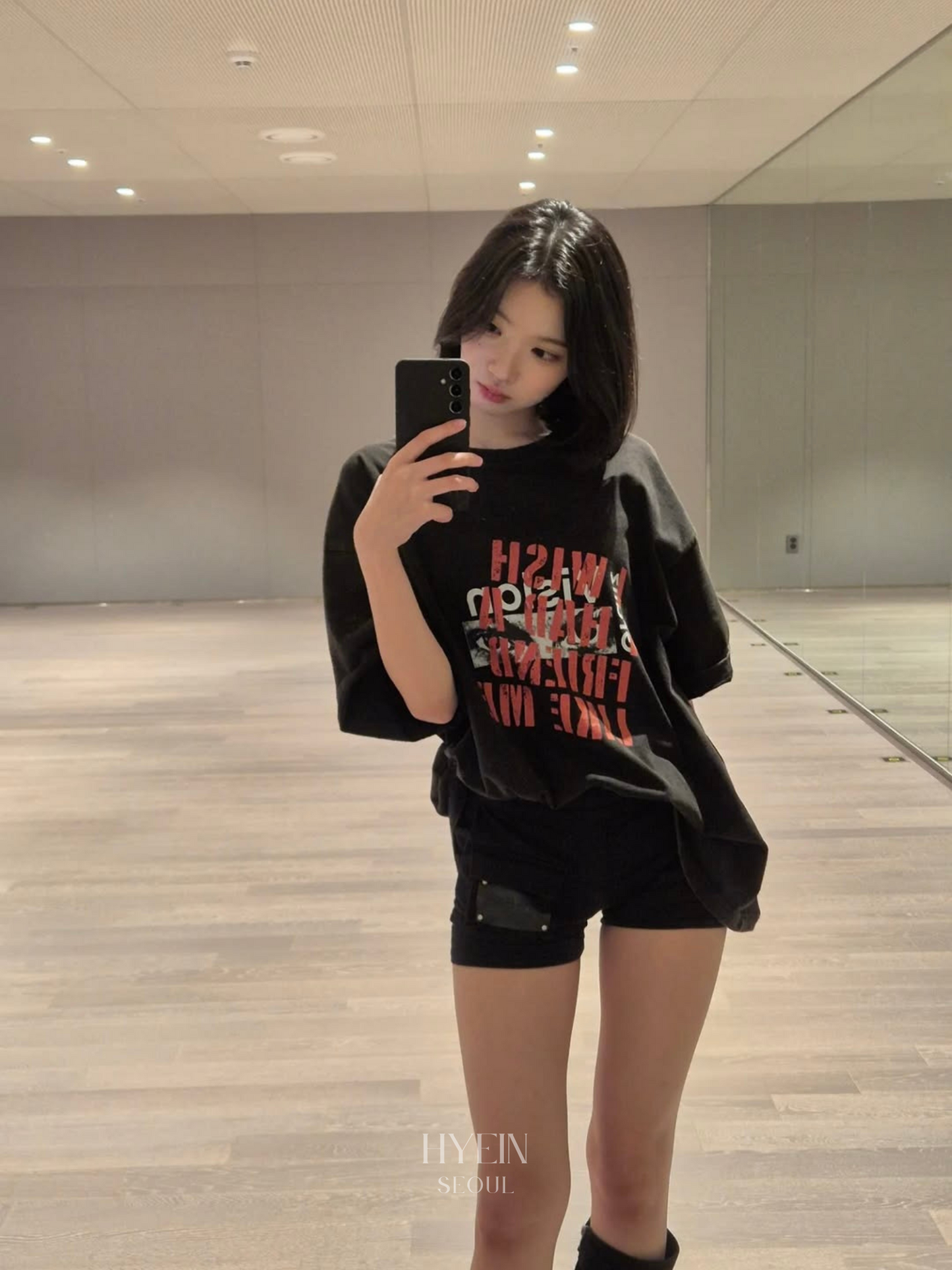 Vision washed t-shirts / washed black