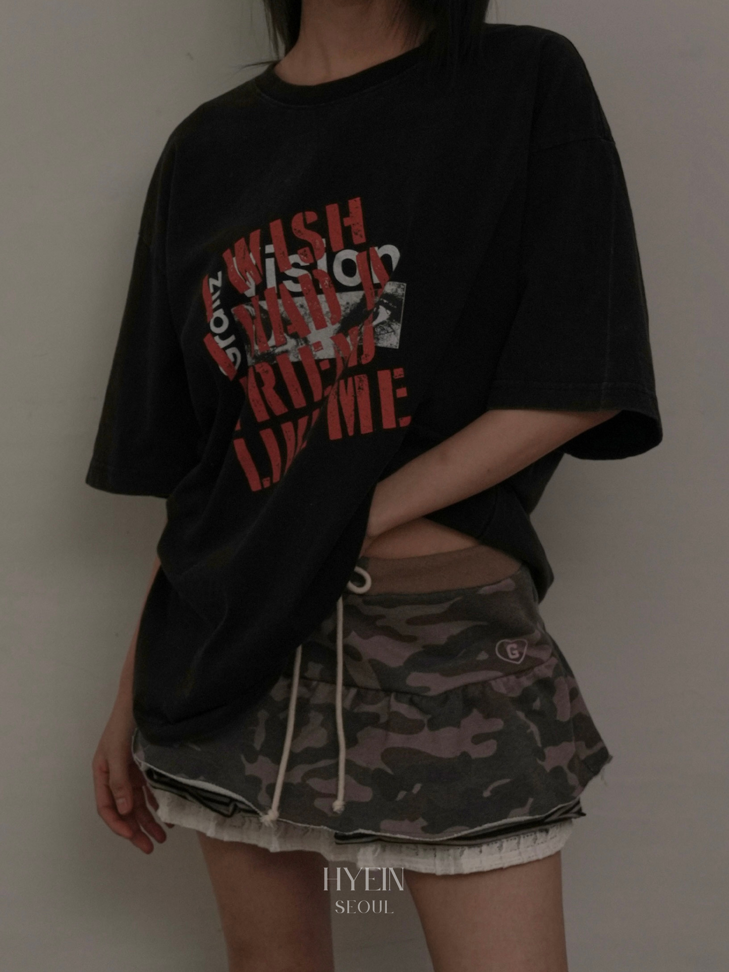 Vision washed t-shirts / washed black