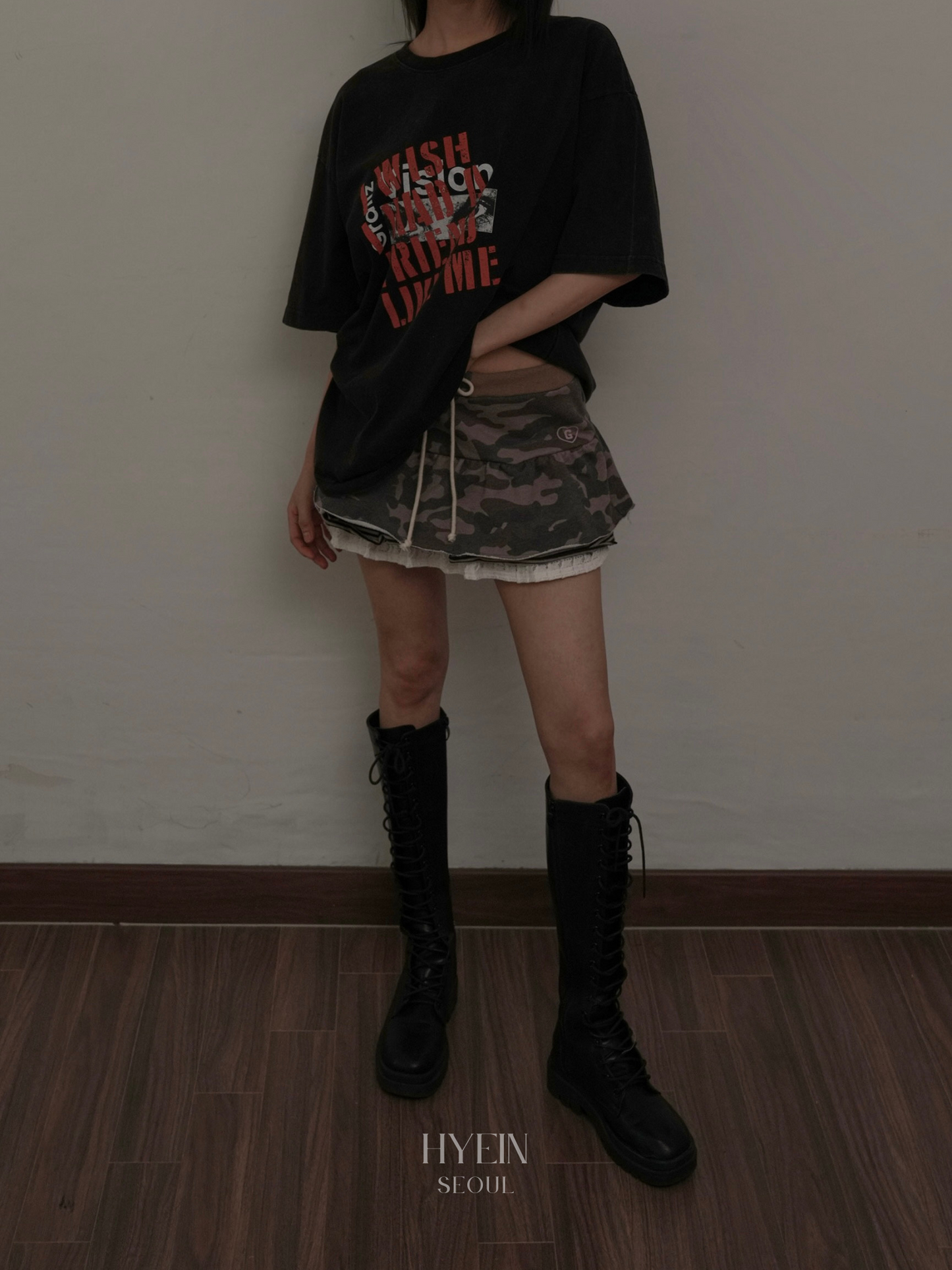 Vision washed t-shirts / washed black