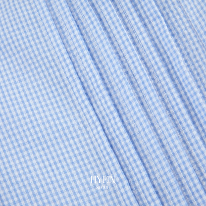 lotsyou ella blouse check blue【Hearts2Hearts(H2H) ian】